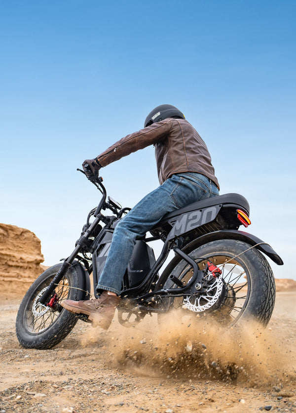 ENGWE M20 3.0 Moped-Style Electric Bike (60V 3300W Peak High-Torque Hub Motor, Dual Battery Option, 4-Piston Hydraulic Brakes)