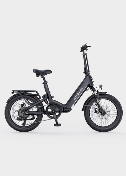 ENGWE L20 3.0 Comfort Utility E-Bike (48V 1500W Peak High-Torque Rear Hub Motor, Step-Through Folding Frame, Full Suspension Comfort System &amp; IoT Smart Tracking)