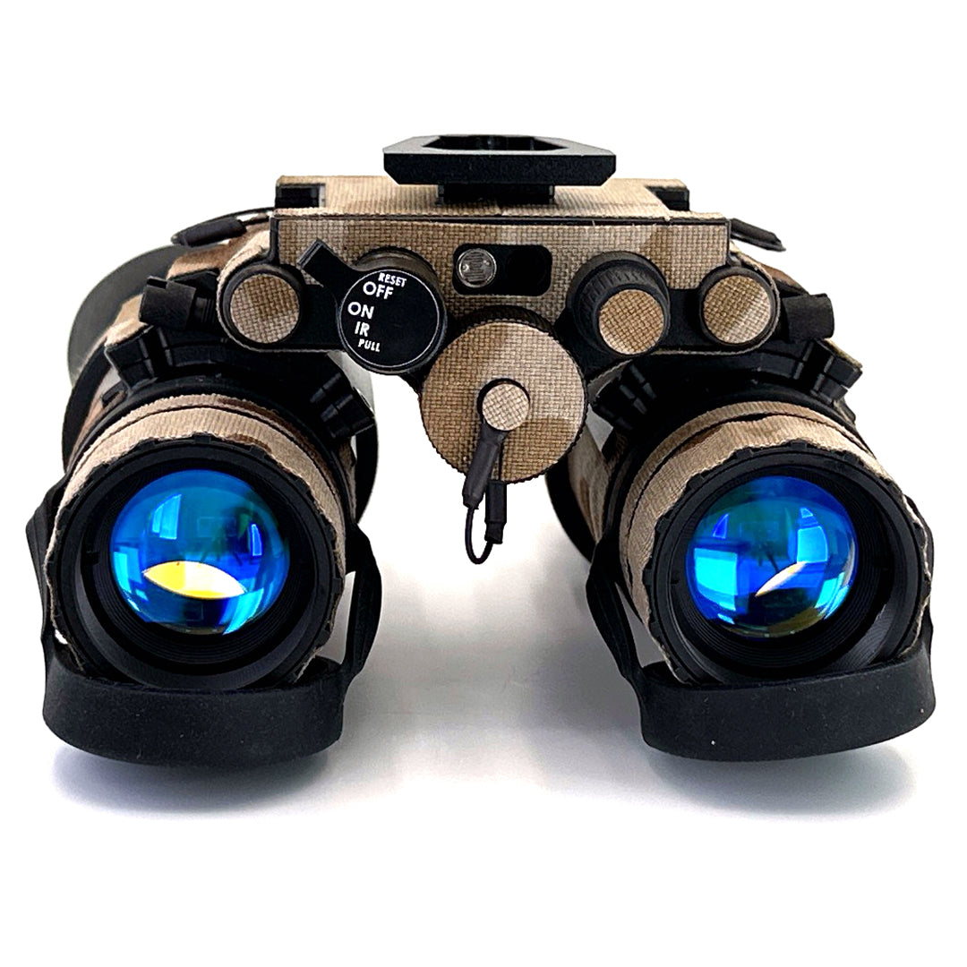 US Night Vision MultiCam ARID Banshee Dual‑Tube Articulating NVG – Gen III White Phosphor