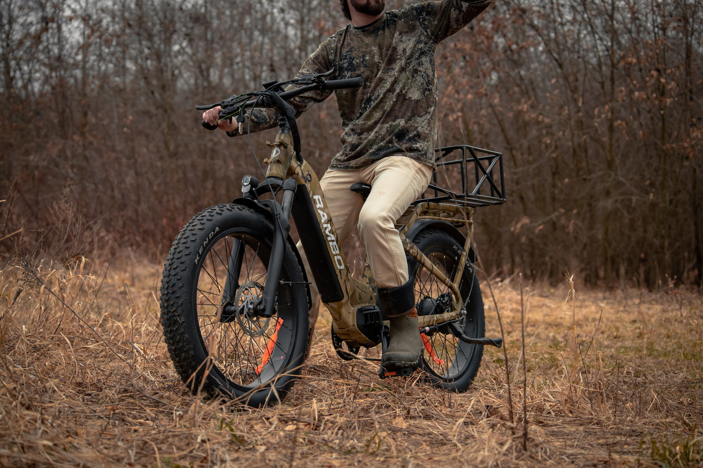 Rambo Savage 2.0 – Rugged, Step‑Thru Fat‑Tire E‑Bike