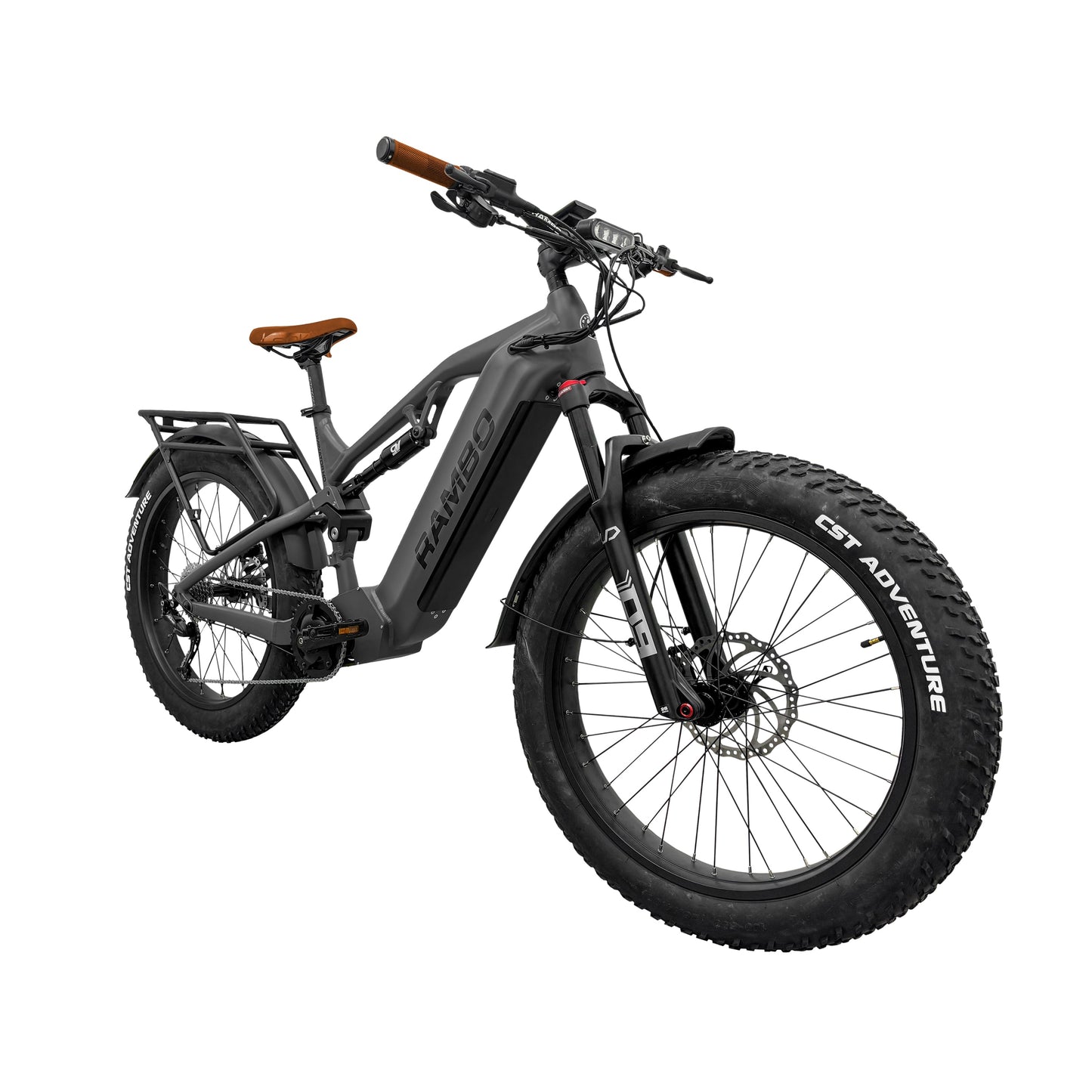 Rambo Dominator HD – 1,000 W Full-Suspension E‑Bike