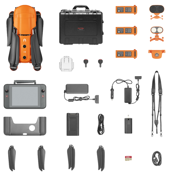 Autel Robotics EVO II Dual 640T Enterprise Bundle V3 – Advanced Thermal Imaging Drone