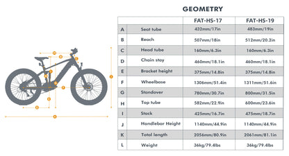 EUNORAU FAT-HS / Hunter X8 Electric Bike