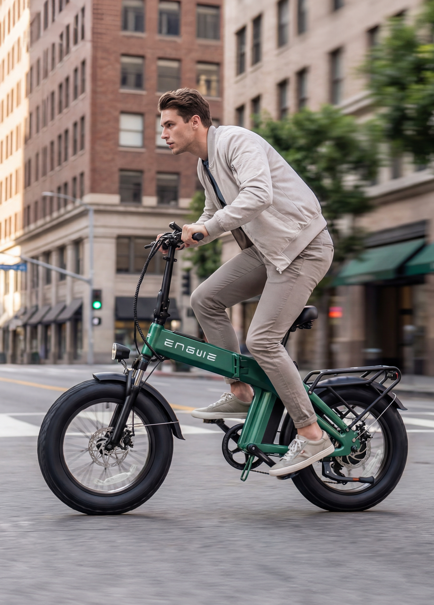ENGWE EP-2 3.0 Foldable Commuter E-Bike (48V 1500W Peak Smart Hub Motor, Step-Through Magnesium Alloy Frame, Under-2-Hour 8A Fast Charging)