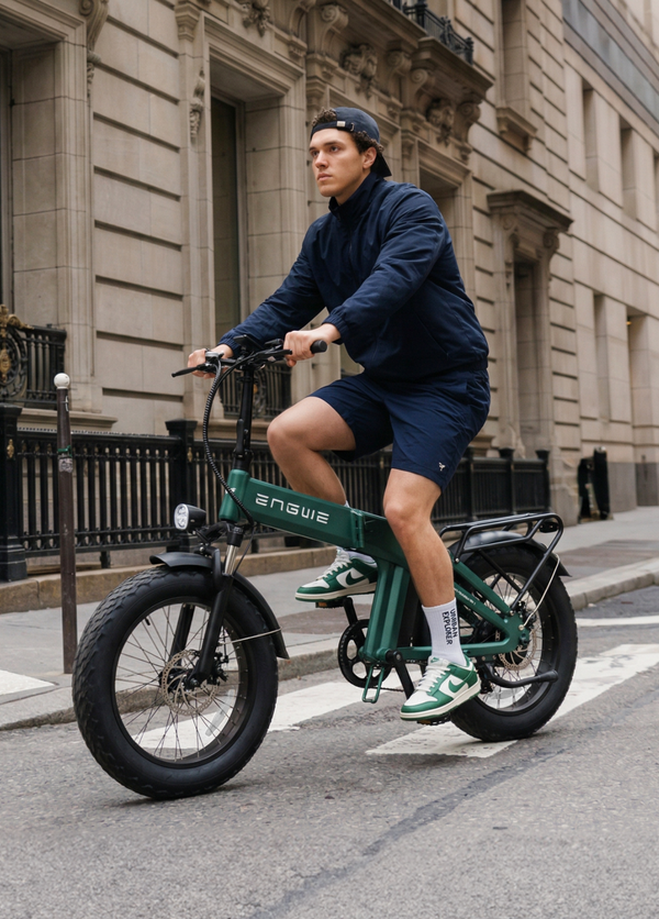 ENGWE EP-2 3.0 Foldable Commuter E-Bike (48V 1500W Peak Smart Hub Motor, Step-Through Magnesium Alloy Frame, Under-2-Hour 8A Fast Charging)