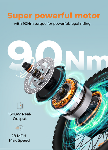 ENGWE EP-2 3.0 Foldable Commuter E-Bike (48V 1500W Peak Smart Hub Motor, Step-Through Magnesium Alloy Frame, Under-2-Hour 8A Fast Charging)