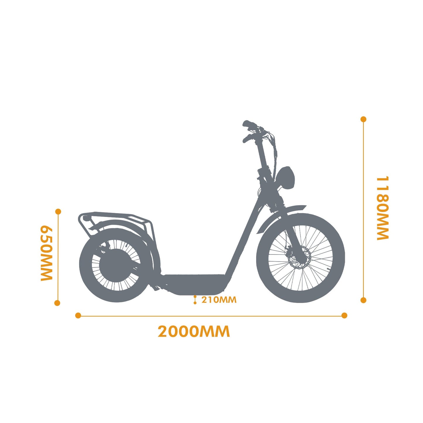 EUNORAU JUMBO 48V 1000W Electric Kick Scooter