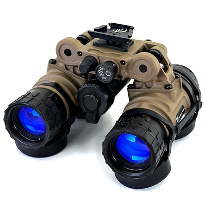US Night Vision MH‑1 Dual‑Tube Articulating Night Vision Goggle – Gen II NVT White Phosphor