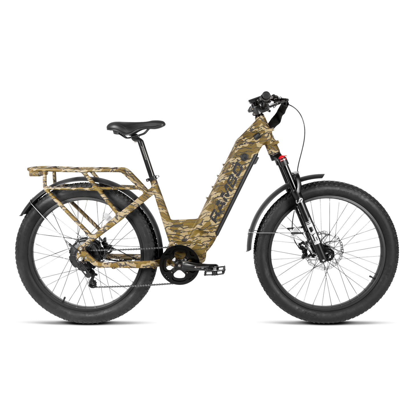 Rambo Nomad 2.0 – 1,000 W Step-Thru Hunting E‑Bike