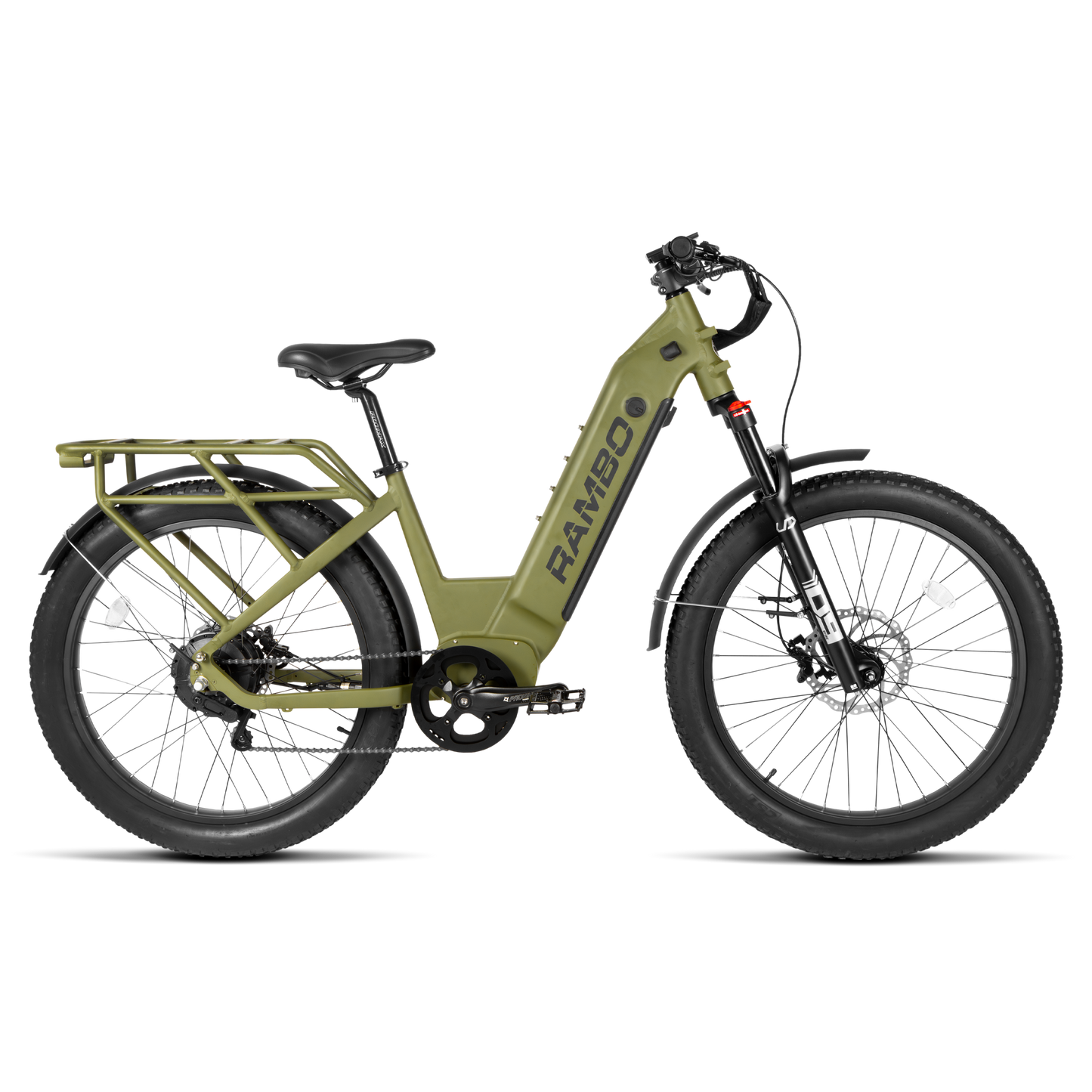 Rambo Nomad 2.0 – 1,000 W Step-Thru Hunting E‑Bike
