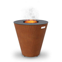 ONE30 - 30″ One Series Flat-Top Charcoal Grill & Fire Bowl (Single-Piece CORTEN Steel)