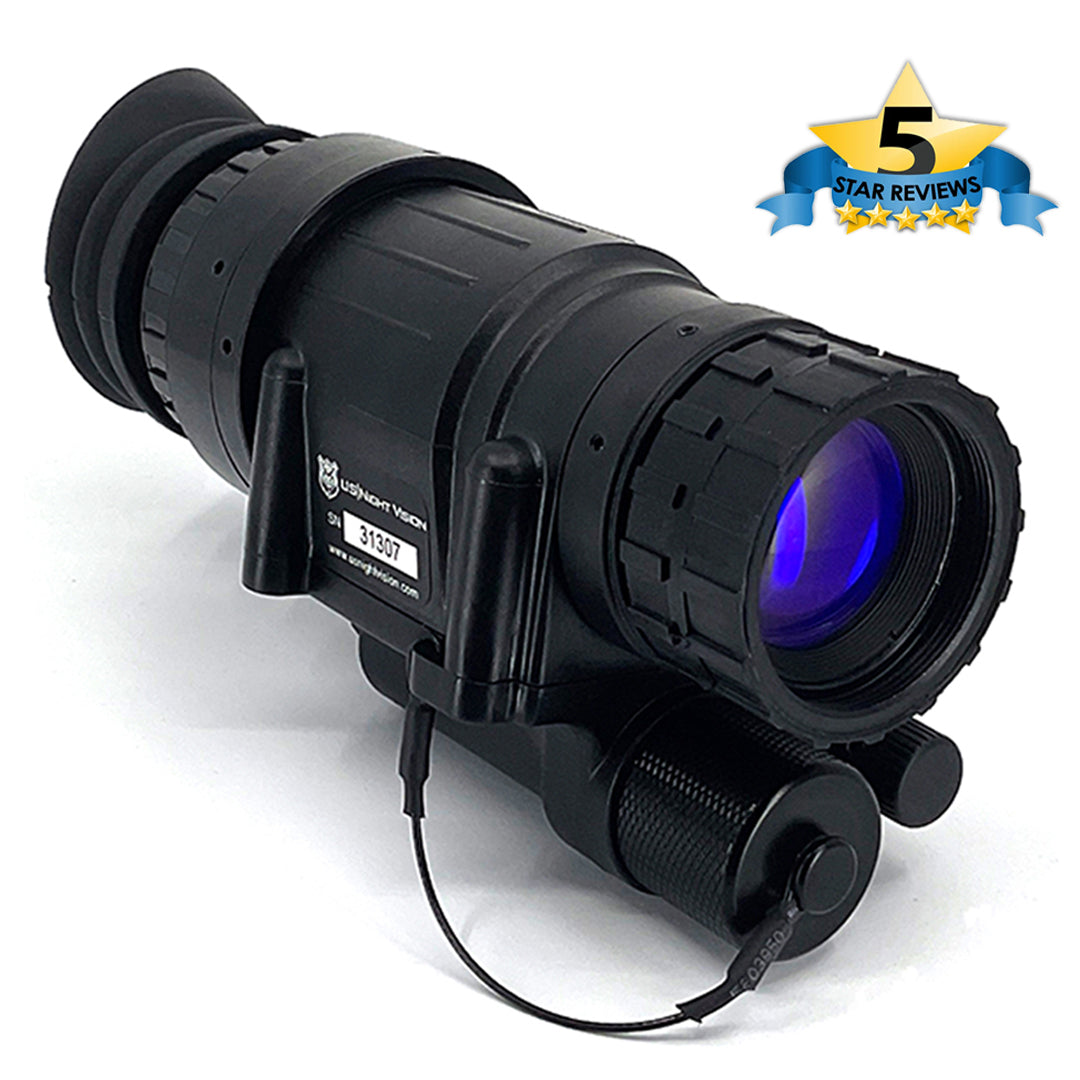 US Night Vision AN/PVS‑14A Gen III White Phosphor “Hand‑Select” Night Vision Monocular