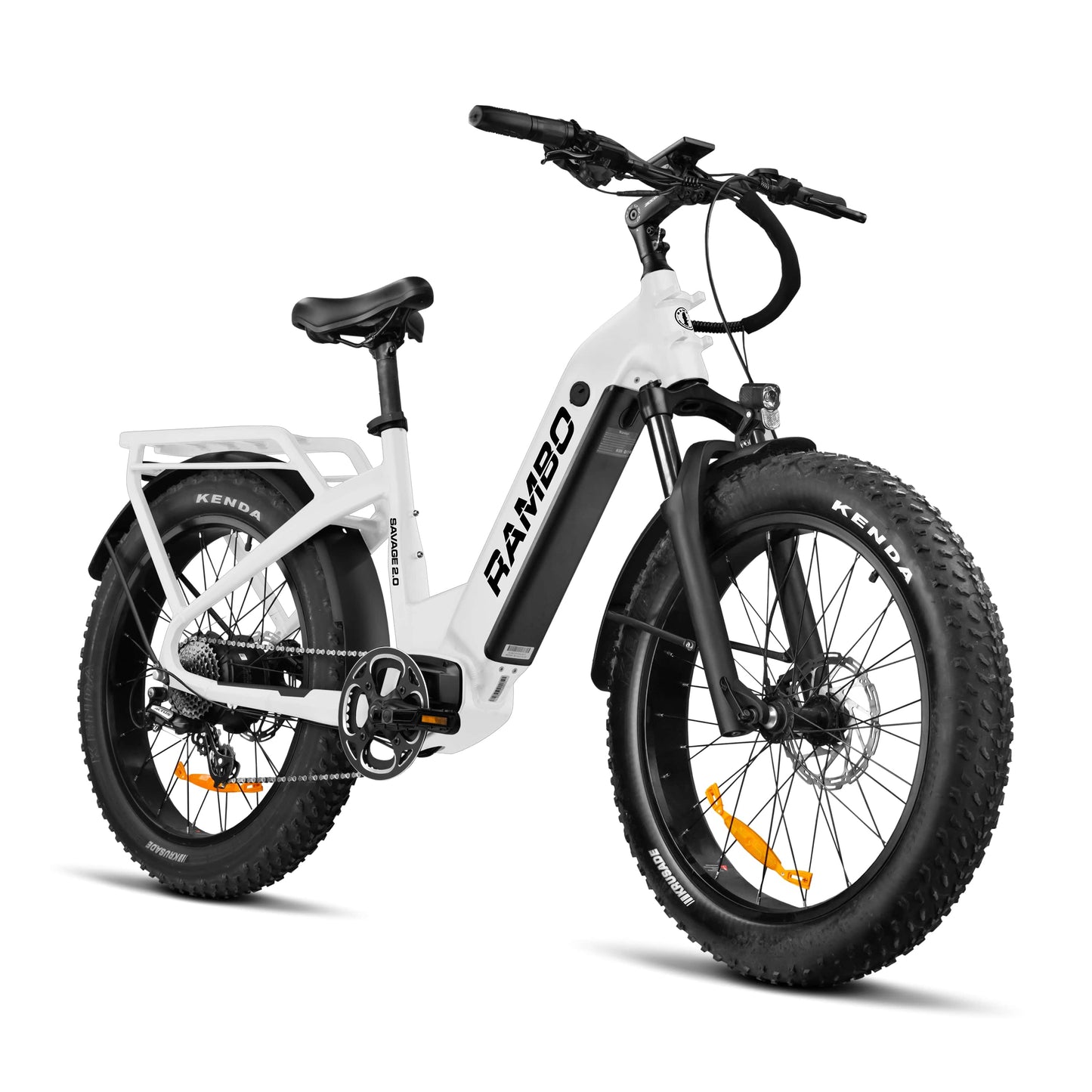 Rambo Savage 2.0 – Rugged, Step‑Thru Fat‑Tire E‑Bike