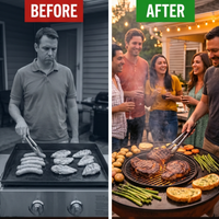 ONE30 - 30″ One Series Flat-Top Charcoal Grill & Fire Bowl (Single-Piece CORTEN Steel)