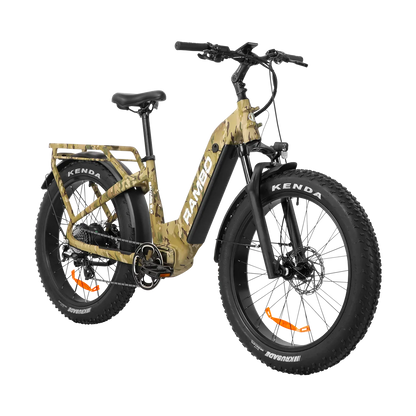 Rambo Savage 2.0 – Rugged, Step‑Thru Fat‑Tire E‑Bike