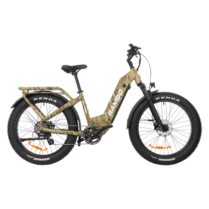 Rambo Savage 2.0 – Rugged, Step‑Thru Fat‑Tire E‑Bike