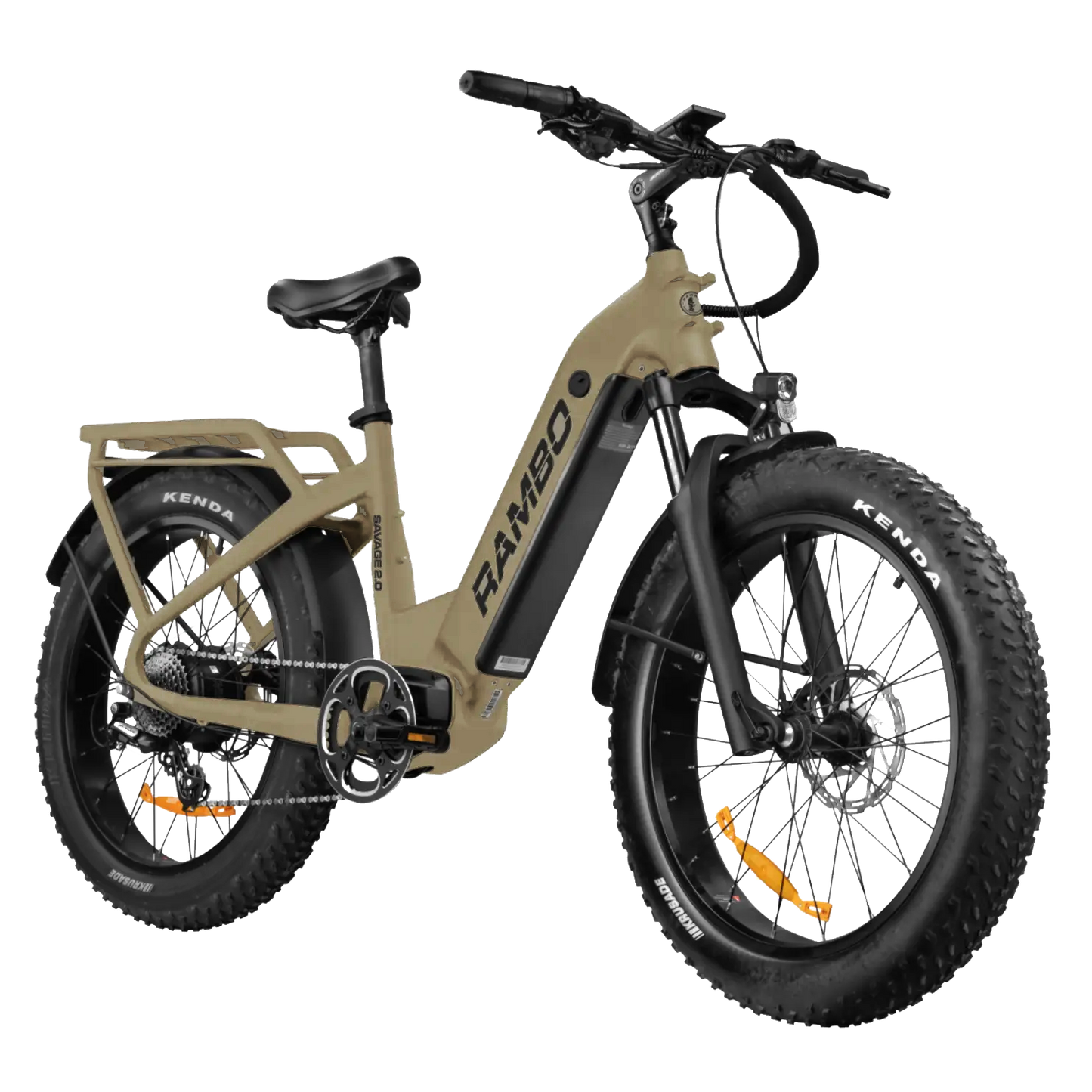 Rambo Savage 2.0 – Rugged, Step‑Thru Fat‑Tire E‑Bike