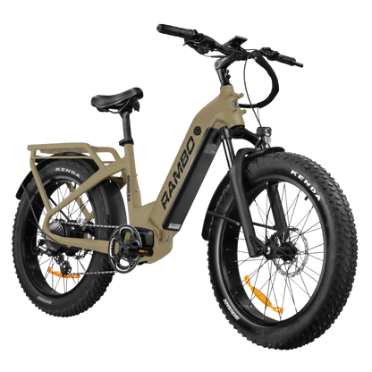 Rambo Savage 2.0 – Rugged, Step‑Thru Fat‑Tire E‑Bike